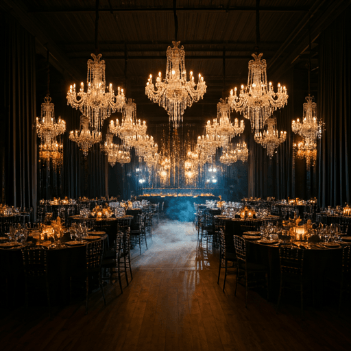 Vintage gala atmosphere