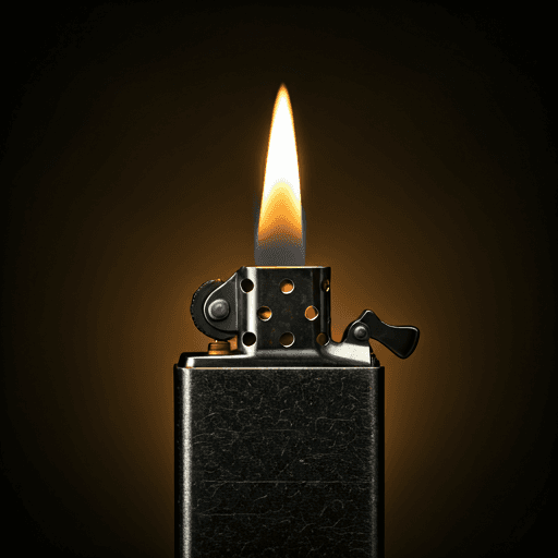 Lighter flame atmosphere